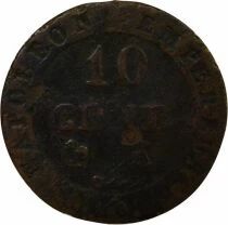 Napoleon I - 10 Centimes with Crowned N - 1809 A Paris