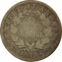 Napoleon I - 2 Silver Francs, Empire - 1811 W Lille