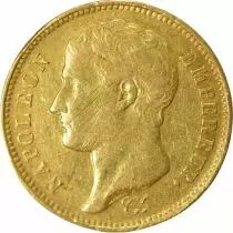 Napoleon I - 40 Gold Francs, Bare Head - 1807 M Toulouse