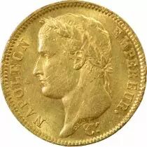 Napoleon I - 40 Gold Francs, Laureate Head, Empire - 1810 W Lille