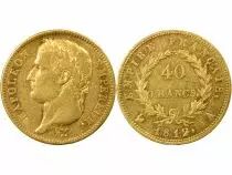 Napoleon I - 40 Gold Francs, Laureate Head, Empire - 1812 A Paris