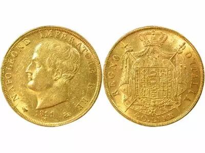 Napoleon I - 40 Gold Lire - 1811 M Milan
