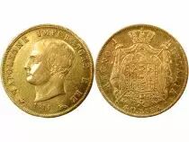 Napoleon I - 40 Gold Lire - 1814 M Milan