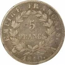 Napoleon I - 5 Silver Francs, Empire  - 1810 A Paris