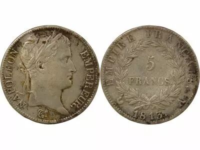 Napoleon I - 5 Silver Francs, Empire - 1813 A Paris