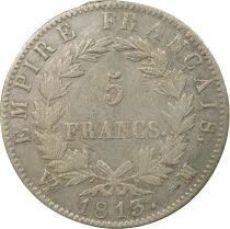 Napoleon I - 5 Silver Francs, Empire - 1813 MA Marseille