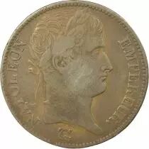 Napoleon I - 5 Silver Francs, Laureate Head, Republic - 1808 W Lille