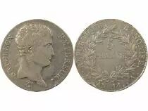 Napoleon I - 5 Silver Francs, Revolutionary Cal. - Year 14 A Paris