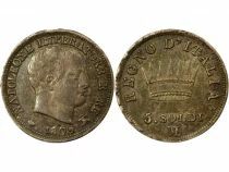 Napoleon I - 5 Silver Soldi - 1809 M Milan