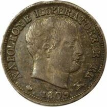 Napoleon I - 5 Silver Soldi - 1809 M Milan