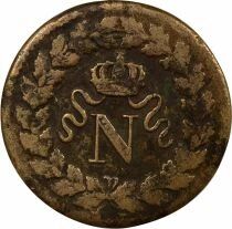 Napoleon I - Decime, Siege of Strasbourg - 1814 BB with points