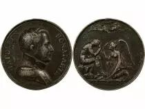 Napoleon I - Silver Medal, Exil to St Helena - (1815) London