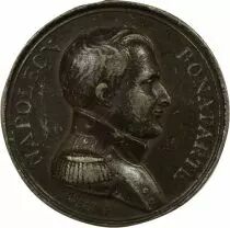 Napoleon I - Silver Medal, Exil to St Helena - (1815) London