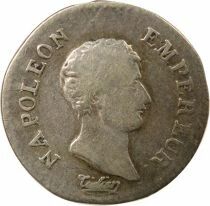 Napoleon I - Silver Quater Franc, Bare Head, Greg. Cal. - 1806 A Paris