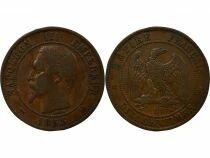 Napoleon III - 10 Centimes, Bare Head - 1853 B Rouen