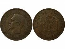 Napoleon III - 10 Centimes, Bare Head - 1856 A Paris