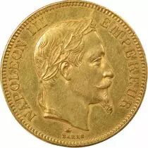 Napoleon III - 100 Gold Francs, Laureate Head - 1864 A Paris