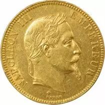 Napoleon III - 100 Gold Francs, Laureate Head - 1867 BB Strasbourg