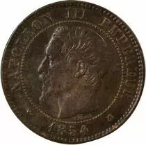 Napoleon III - 2 Centimes, Bare Head - 1854 K Bordeaux