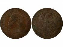 Napoleon III - 2 Centimes, Bare Head - 1857 Big D Lyon, small lion