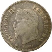 Napoleon III - 20 Silver Centimes , Big Diameter - 1867 A Paris