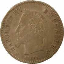 Napoleon III - 20 Silver Centimes, Big Diameter - 1867 A Paris