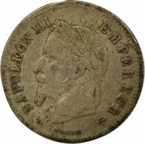 Napoleon III - 20 Silver Centimes, Small Diameter - 1866 A Paris