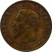 Napoleon III - 5 Centimes, Bare Head - 1854 D Lyon