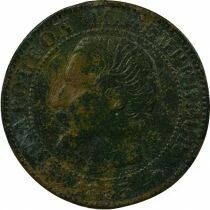 Napoleon III - 5 Cents, Bare Head - 1855 MA Marseille