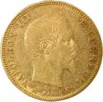 Napoleon III - 5 Gold Francs, Bare Head, Big Diameter - 1857 A Paris
