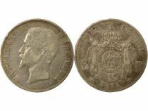 Napoleon III - 5 Silver Francs, Bare Head - 1855 A Paris