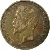 Napoleon III - 5 Silver Francs, Bare Head - 1856 BB Strasbourg