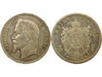 Napoleon III - 5 Silver Francs, Laureate Head - 1868 A Paris