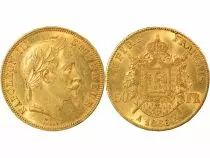 Napoleon III - 50 Gold Franc, Laureate head - 1866 A Paris