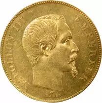 Napoleon III - 50 Gold Francs, Bare Head - 1857 A Paris
