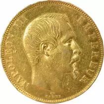 Napoleon III - 50 Gold Francs, Bare Head - 1857 A Paris