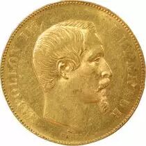 Napoleon III - 50 Gold Francs, Bare Head - 1857 A Paris