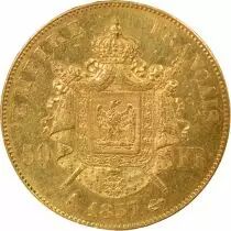 Napoleon III - 50 Gold Francs, Bare Head - 1857 A Paris