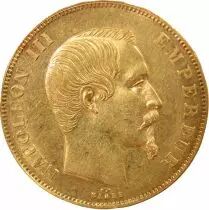 Napoleon III - 50 Gold Francs, Bare Head - 1857 A Paris
