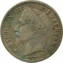 Napoleon III - 50 Silver Centimes, Laureate Head - 1867 A Paris