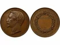 Napol&eacute;on III - Copper Medal, Exp. of Ch&acirc;lons sur Marne - 1861