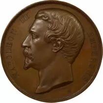 Napol&eacute;on III - Copper Medal, Exp. of Ch&acirc;lons sur Marne - 1861