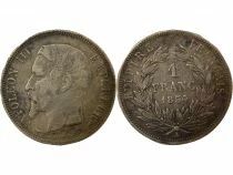Napoleon III - Silver Franc, Bare Head - 1854 A Paris