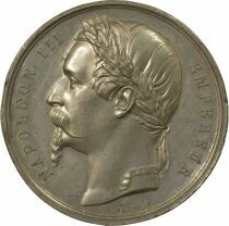 Napoleon III - Tin Medal - 19th Century