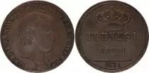 Napoli e Sicilia 10 Tornesi Ferdinand II - 1831