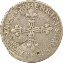 Navarre, Henri IV - 1/4 Silver Ecu - 1594 Pau