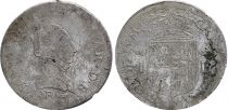 Navarre Teston - Jeanne d\'Albret - Kingdom of Navarre - 1566 Pau - Silver- F to VF