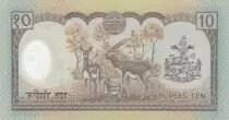 Nepal 10 Rupee Bir Bikram - Accession of the trone birthday´s - 2002