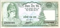 Népal 100 Rupees,   Roi B.B. Bikram - Rhinocéros - 1985 - P.34 c