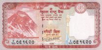 Népal 20 Rupees - Temple - Cerf - 2020 - P.NEW